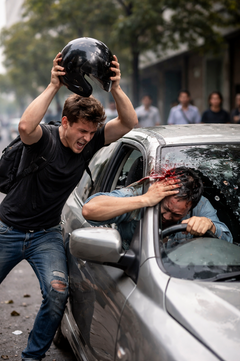 रोडरेज: बाइक सवार ने हेलमेट से किया जानलेवा हमला, गृह मंत्रालय के अधिकारी घायल